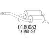 BMW 18107511042 End Silencer